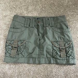American Eagle cargo mini skirt